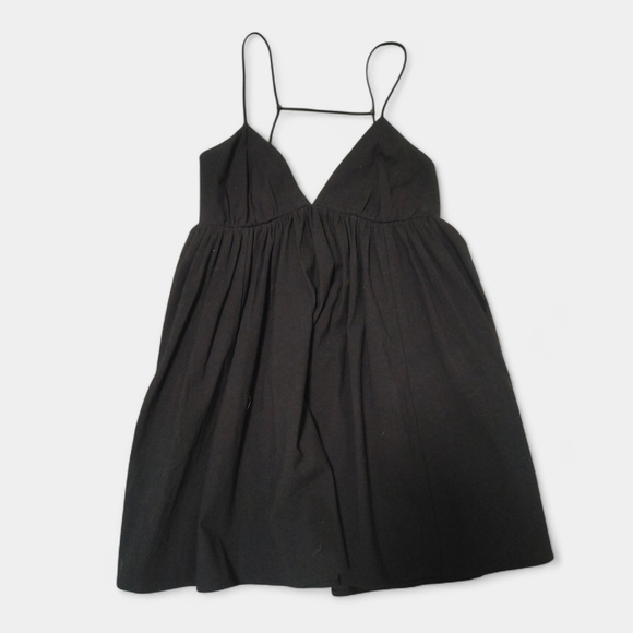 Reformation Amara Black Mini Dress Size Small - Picture 3 of 6